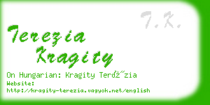 terezia kragity business card